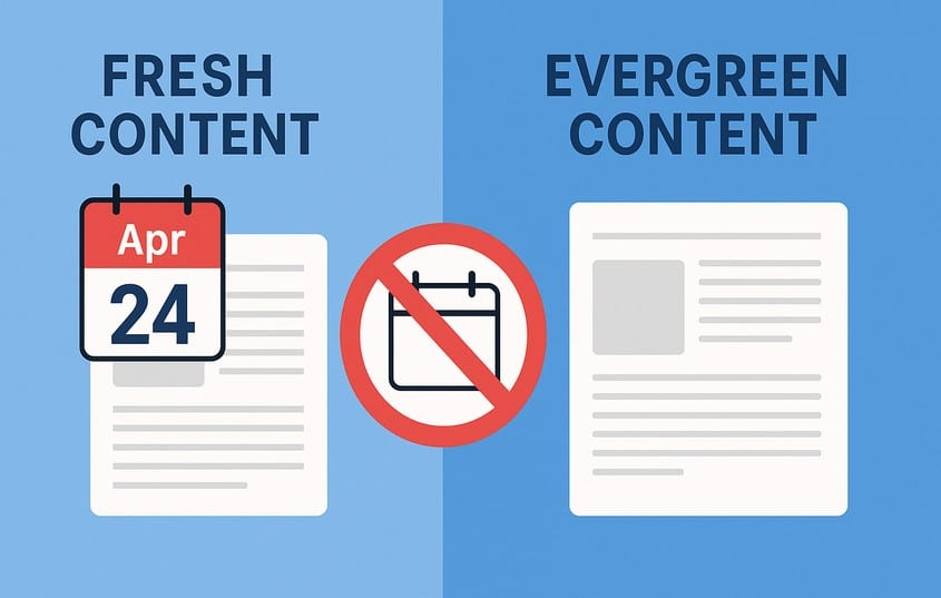 fresh content evergreen
